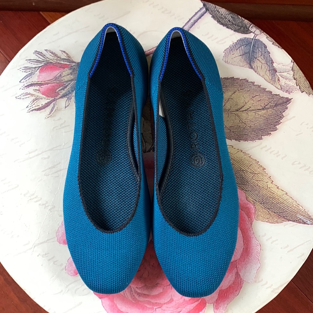 Rothy’s blue flats